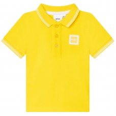 Hugo Boss Infant Boys Short Sleeve Polo - Yellow